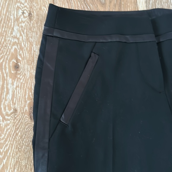 NEW! Ann Taylor Loft black “Marisa” tuxedo pants. Size 0P. - Picture 2 of 5